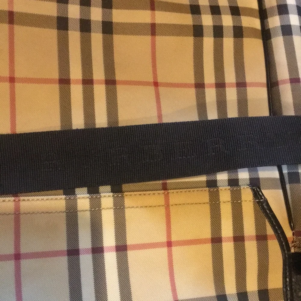 Burberry Nova Check Messenger Diaper bag